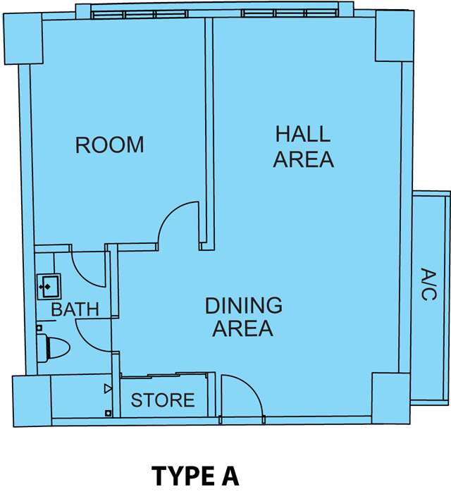 Type A : 1 Room