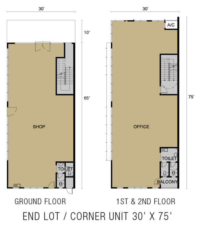 End Lot Floor Plan