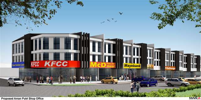 Putri Square - 2 & 3 Storey Shop Office