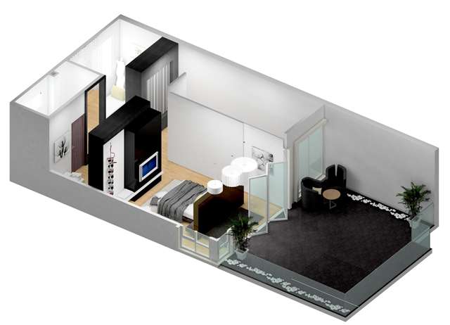 Isometric view - 2nd Floor