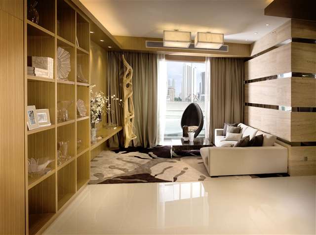 Living area of 3+1 bedroom suite