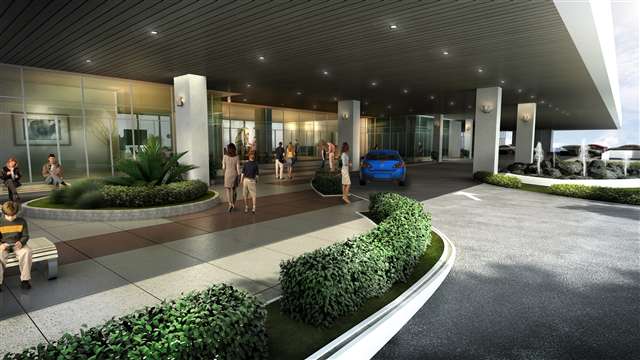 Entrance Dropoff