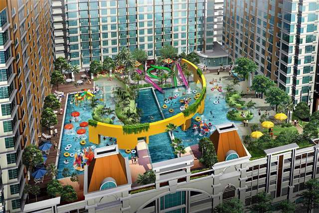 Aerial Pool View