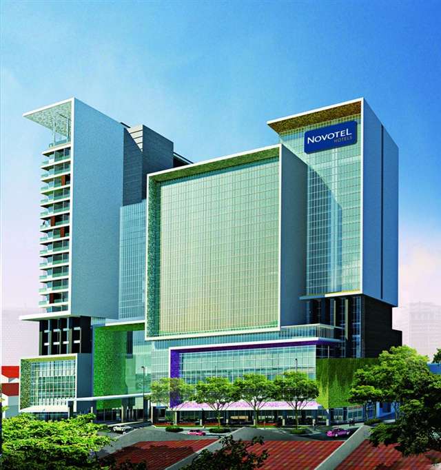 Overall perspective of Hotel and Hotel Suites