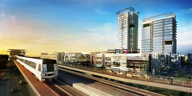 Facade with MRT