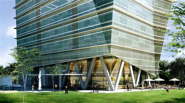 Corporate Entrance View