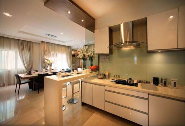 Type A Kitchen and Dining Area