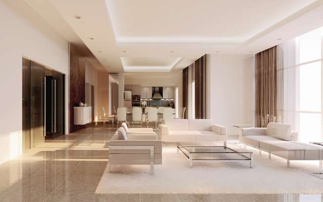 Living Room & Dining Hall