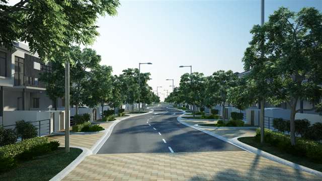 Curved Streetscape