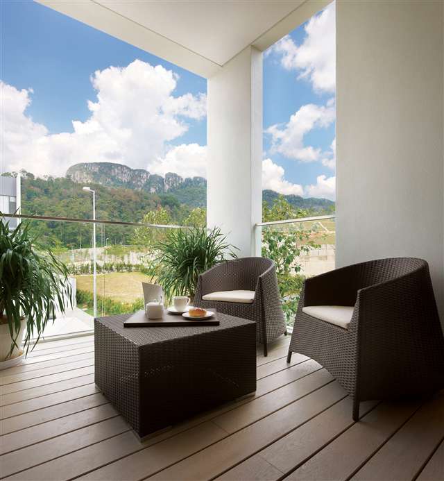Series B - Balcony with View of Bukit Tabur