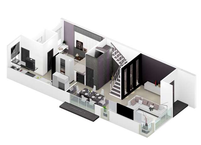 Isometric view - Ground Floor