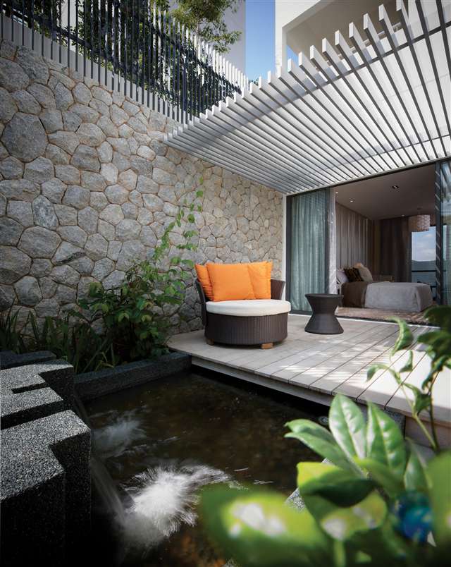 Series B - Master Bedroom Courtyard Garden