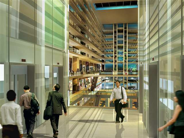 Lift lobby