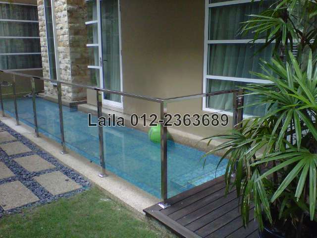 dip pool near garden