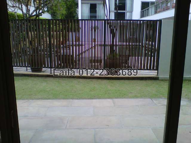 view from the living hall- access to the pool