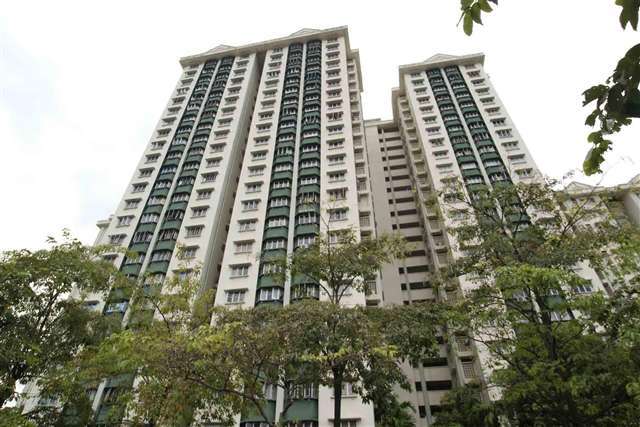 Front view of condo