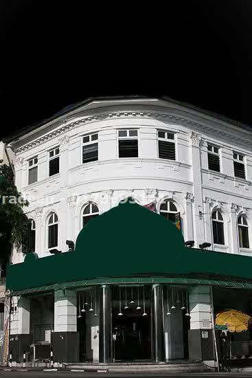 The beautiful facade of the 15000sqft shoplot