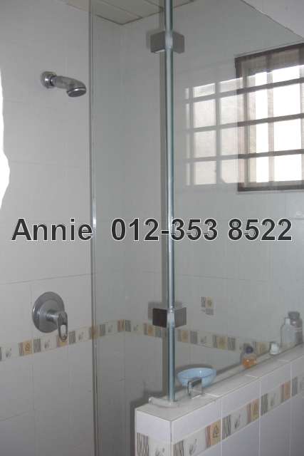 every bathroom with shower screens and fully tiled