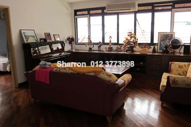 The family room upstairs