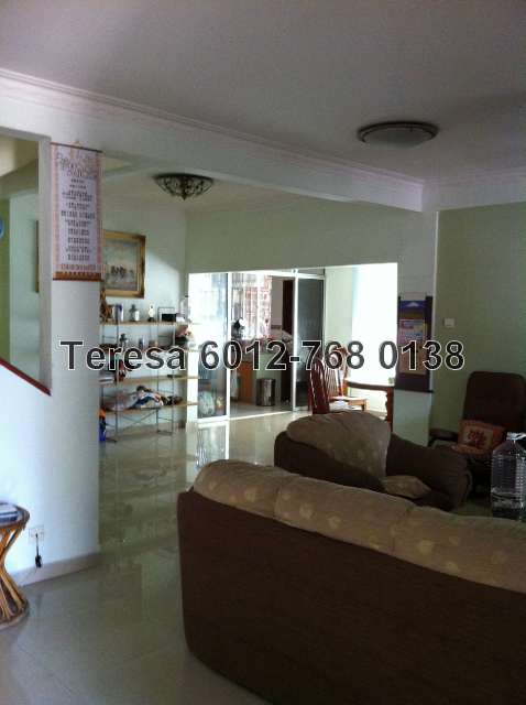 Living Room Leading to Dinning and Kitchen
