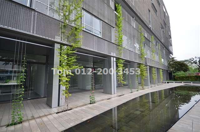 Backside of the office block