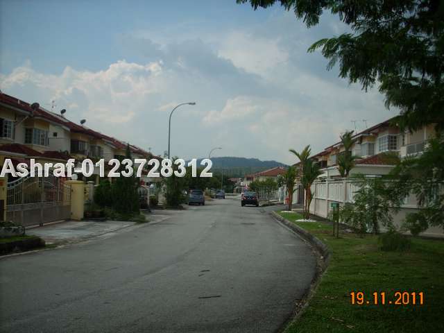 Street fronting the house
