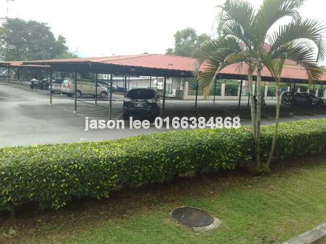 covered car park..