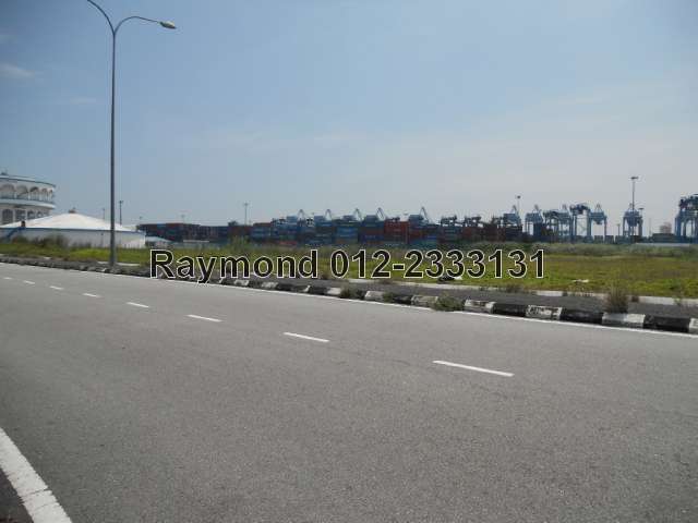From Site, View West Port Container Terminal