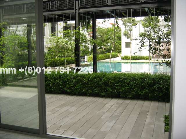 Lower SoHo Terrace with Pool View