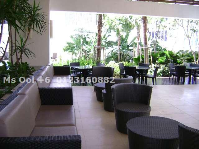 pool lounge area