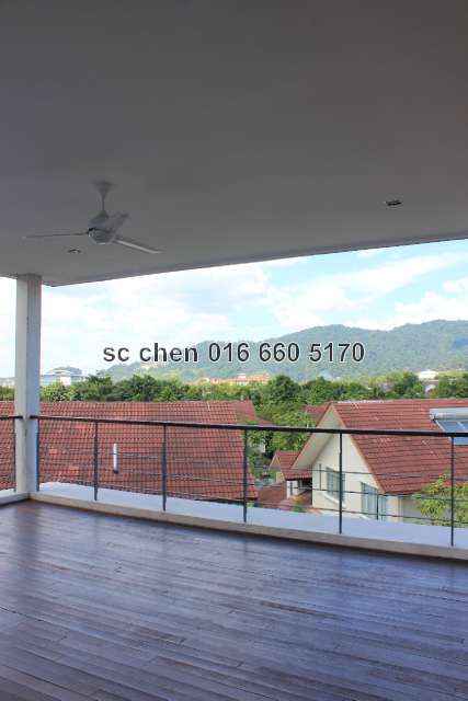 unblocked view to chill out area at balcony