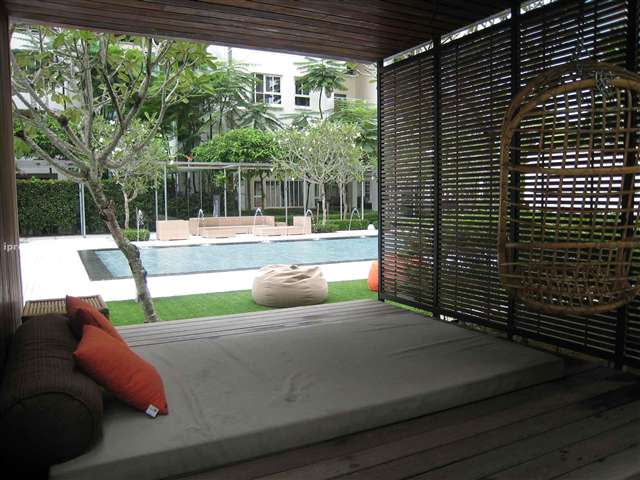View of pool