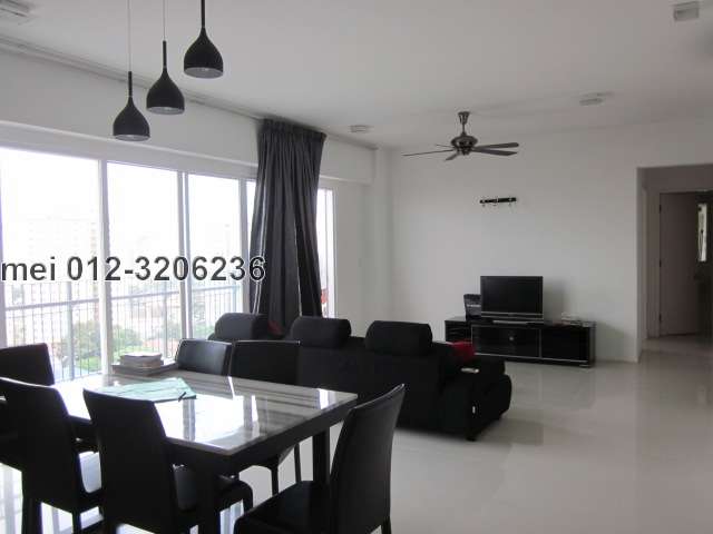 Living and dining area.