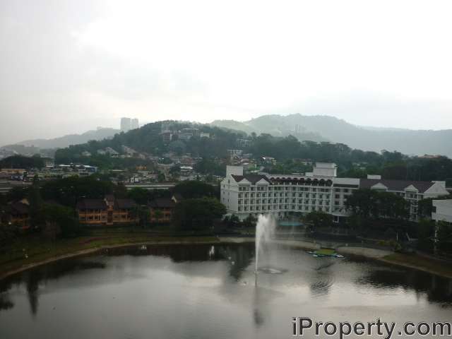 View from bedroom and hall