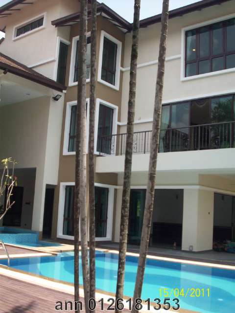 Side View Of Swimming Pool