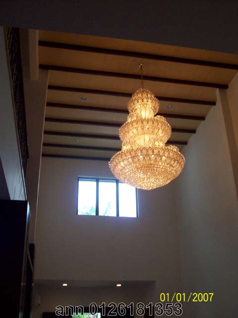 Chandilier in the Lobby