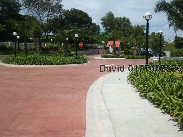 Wide Access Road from the Guard House