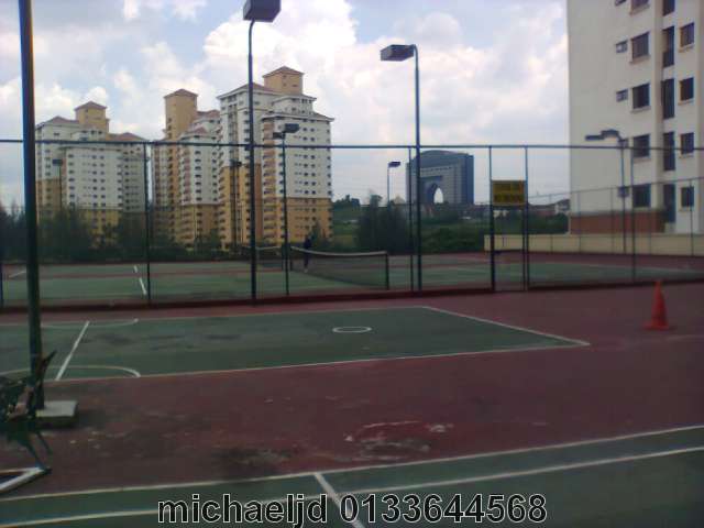 basketball/takraw n tennis court