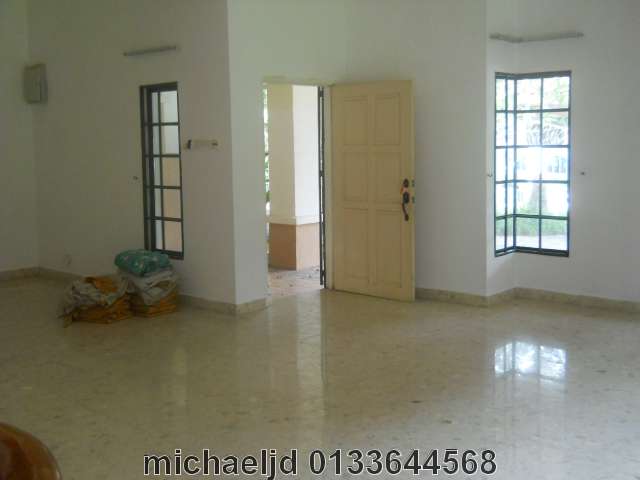 main entrance door and living