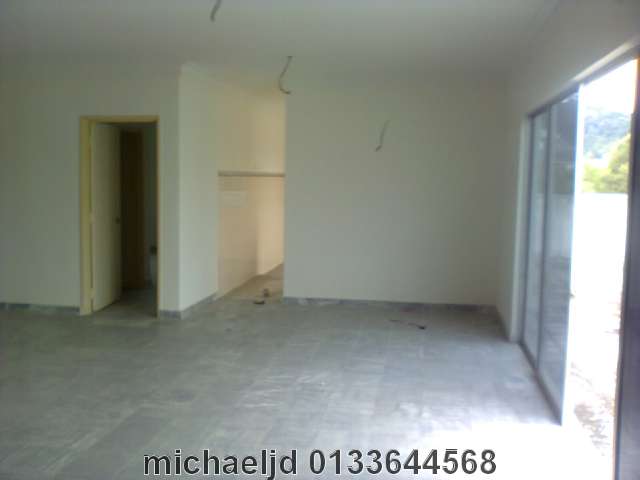 view of living/door to balcony from main entrance