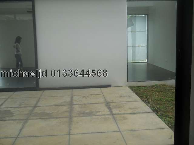 the indoor garden next to the living