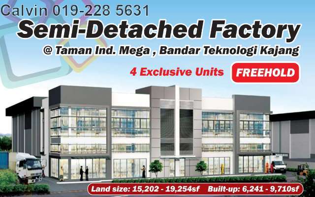 Tmn Ind Mega @ Bdr Teknologi Kajang, Semenyih, 43500, Selangor