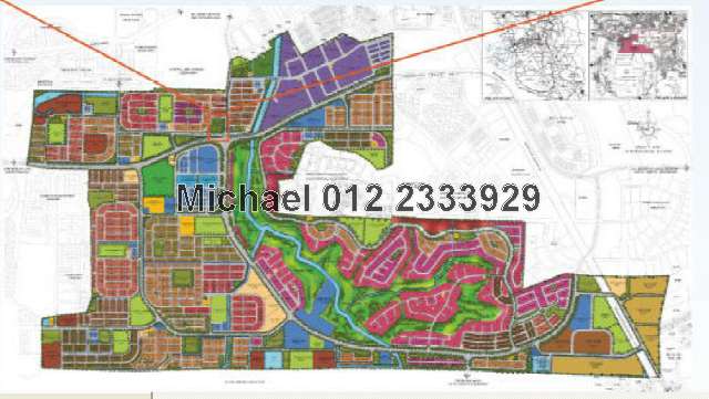 Map of Bandar KInrara