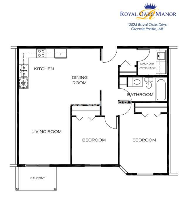 Condominium for Sale in Royal Oaks Manor Grande Prairie, Other for RM