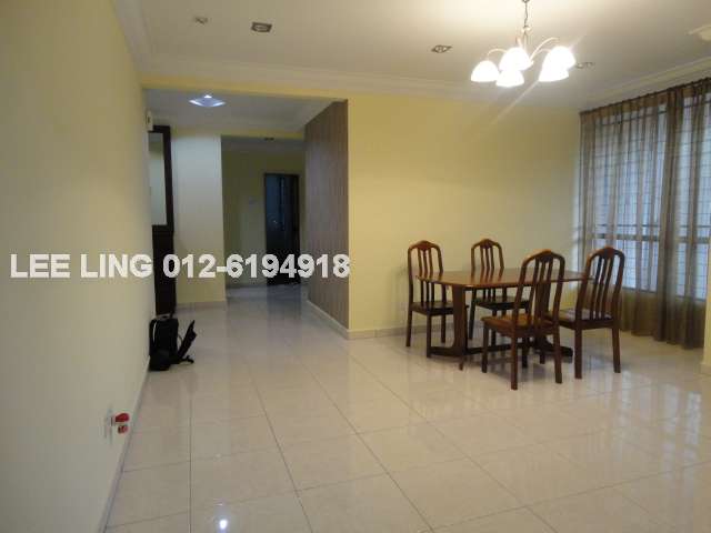 view fr kitchen into dining