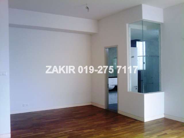 Master bedroom with large attached bathroom