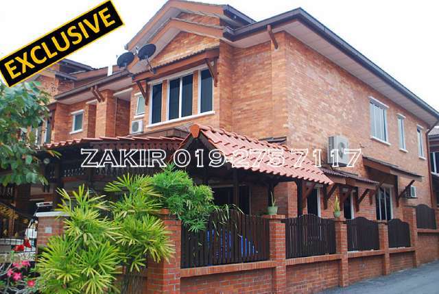 Stylish exterior design with solid bricks walls