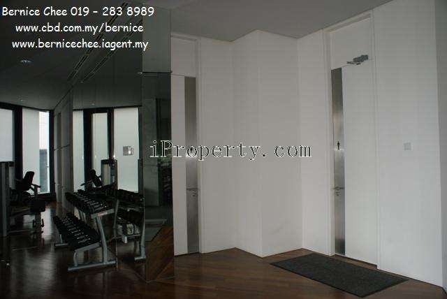 Gym room connecting to sauna