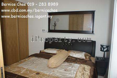 Master bedroom with King size bed