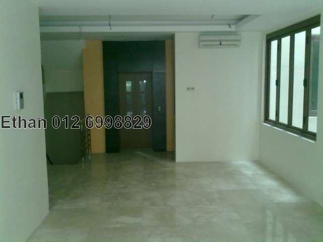 Living area and lift lobby